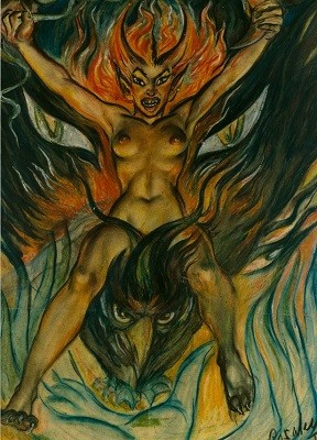 Rosaleen Norton Fire bird